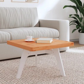 Piano per tavolo 60x60x4 cm quadrato legno massello di faggio
