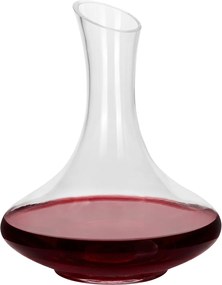 Decanter vino rosso 1 litro design vetro slanciato
