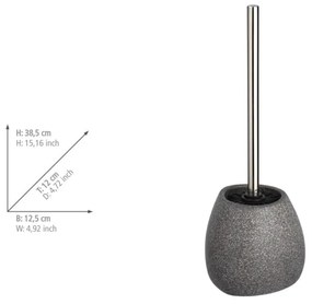 Scopino in ceramica grigia, altezza 38,5 cm Pion - Wenko