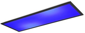 Plafoniera LED nera 29,5x80 cm Beta - Reality