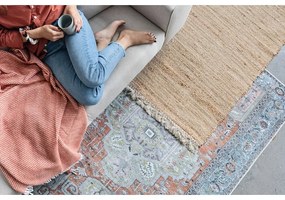 Tappeto marrone in iuta tessuto a mano 110x170 cm Lenny – Nattiot