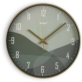 Orologio da Parete Versa Oscuro Plastica (4,3 x 30,5 x 30,5 cm)