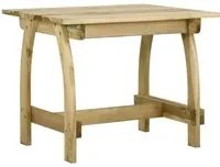 Tavolo da Giardino 110x74x75 cm in Legno di Pino Impregnato cod mxl 34470