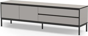Tavolo TV grigio e beige 180x55 cm Lorenza - Marckeric