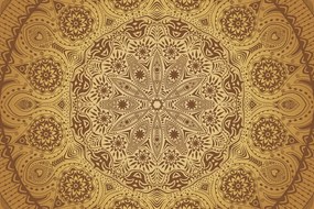 Carta da parati – Mandala decorativa con pizzo