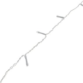 Aigostar - Catena luminosa natalizia LED per esterni 150xLED/6W/230V/8 funzioni 1,5x1m IP44 bianco freddo + telecomando