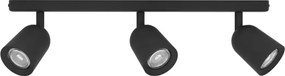 Eglo 901954 - Faretto CAMALDOLI 3xGU10/10W/230V nero