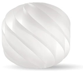Lampada Da Tavolo Globe 1 Luce In Polilux Bianco D40 Made In Italy