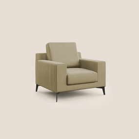 Prestige poltroncina moderna in microfibra smacchiabile T11 beige