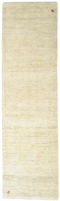 Gabbeh Tappeto 300x80 Beige (Iran) Annodato A Mano