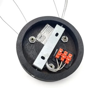 Brilagi - Lampadario LED su cavo CARVALHO SMOKEY 3xE27/60W/230V rovere Ø 47,5 cm