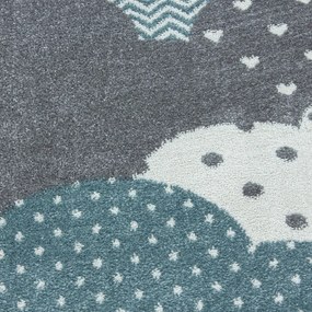 Tappeto per bambini blu-grigio 120x170 cm Bambi - Ayyildiz Carpets