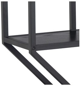 Scaffale metallico a castello nero Seaford - Actona
