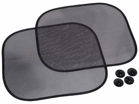 Schermo solare con ventosa 2 pz nero