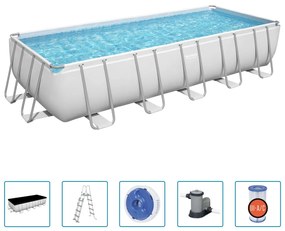 Bestway Piscina Fuori Terra Power Steel Rettangolare 19281 L