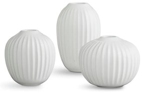 Vaso in ceramica bianca in set di 3 pezzi Hammershøi - Kähler Design