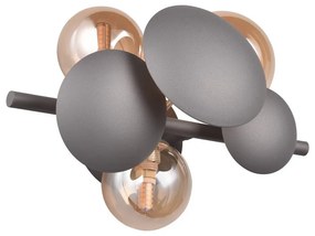 Lampada da parete in colore grigio-oro Bubble - Trio Select