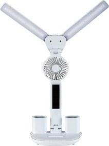 Rabalux 74030 - Lampada da tavolo LED dimmerabile con ventola NOVILO LED/7W/5V