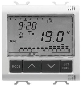 Cronotermostato GEWISS GW10703 bianco