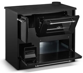 Cucina A Legna Stufa 9 Kw Nera Beatrice L87xP51xH79 Ecodesign 4 Stelle