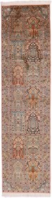 Kashmir Tappeto 80x300 (Iran) Annodato A Mano