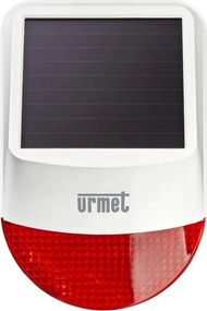 Sirena per allarme da esterno senza fili smart URMET Solare 1053 105dB, bianco