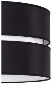 Duolla - Lampadario a sospensione con filo DUO 1xE27/15W/230V diametro 40 cm nero/bianco