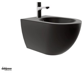 Azzurra Ceramica "Comoda" Bidet Sospeso Nero Opaco