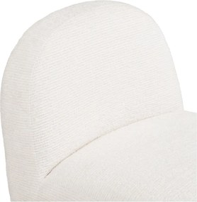 Poltrona color crema girevole Milo – House Nordic