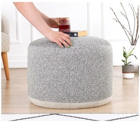 Sgabello grigio chiaro Cedre - Artie