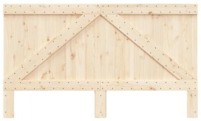 Testiera 180x104 cm in legno massello di pino