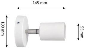 LED Luce Spot da parete a LED TUNE 1xGU10/4,8W/230V bianco