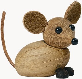 Oggetto decorativo in legno di frassino fatto a mano The Country Mouse