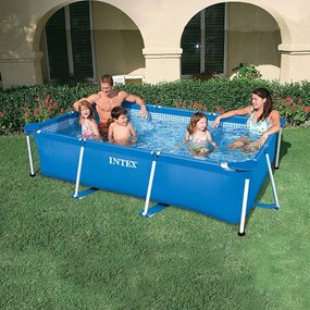 Piscina Fuori Terra Rettangolare H75x300x200cm Intex Frame...