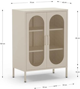 Mobile color crema 70x100 cm Diora - Marckeric