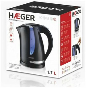 Bollitore Haeger EK-22B.023A Nero Acciaio inossidabile 2200 W 1,7 L