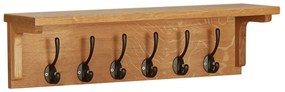 Appendiabiti 60x16x16 Cm İn Massello Di Rovere /