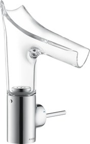 Miscelatore Monocomando Lavabo a cascata trasparente Cromo Hansgrohe AXOR Starck V 12112000