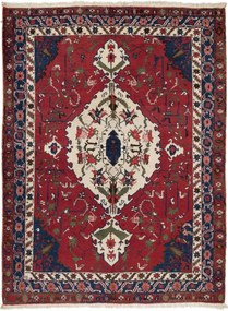 Afshar Tappeto 180 x 140 (Iran) Annodato A Mano