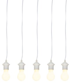 Set di 5 portalampada mobili incl. lampadine A60 - Move