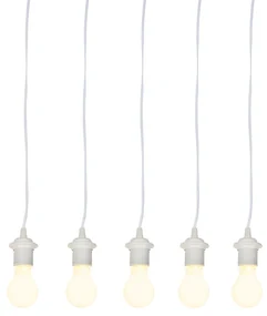 Set di 5 portalampada mobili incl. lampadine A60 - Move