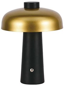 LED Lampada da tavolo ricaricabile dimmerabile LED/3W/5V 3000-6000K 1800 mAh nero/oro