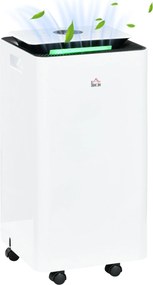 Deumidificatore Portatile da 10L 5 Modalità e Timer 25x25x50,5 cm Bianco...
