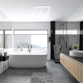 Brilagi - Luce Spot da bagno SELE 3xGU10/30W/230V IP44 bianco