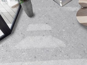 Gres Porcellanato Effetto Pietra Ceppo Di Gre' Bianco Opaco 60X120 - Ecgw229