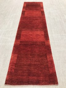 Loribaft Tappeto 310x80 Rosso (Iran) Annodato A Mano