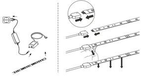 Eglo 32733 - Striscia LED RGB 5m STRIPE-C LED-RGB/19W/230V