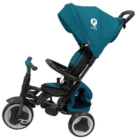 QPlay - Triciclo 3 in 1 per bambini RITO EVA PLUS turchese