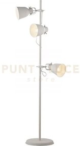 Piantana legend bianca e nickel 3 luci attacco e27 50x166cm