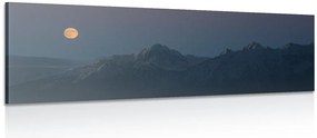 Quadro su tela – Luna piena sopra le montagne